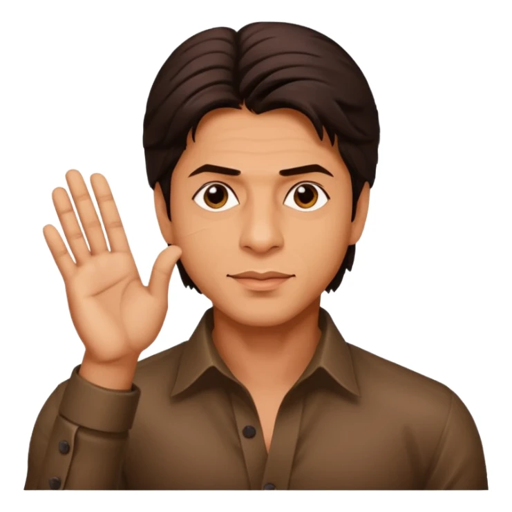Shahrukh khan signature pose sticker