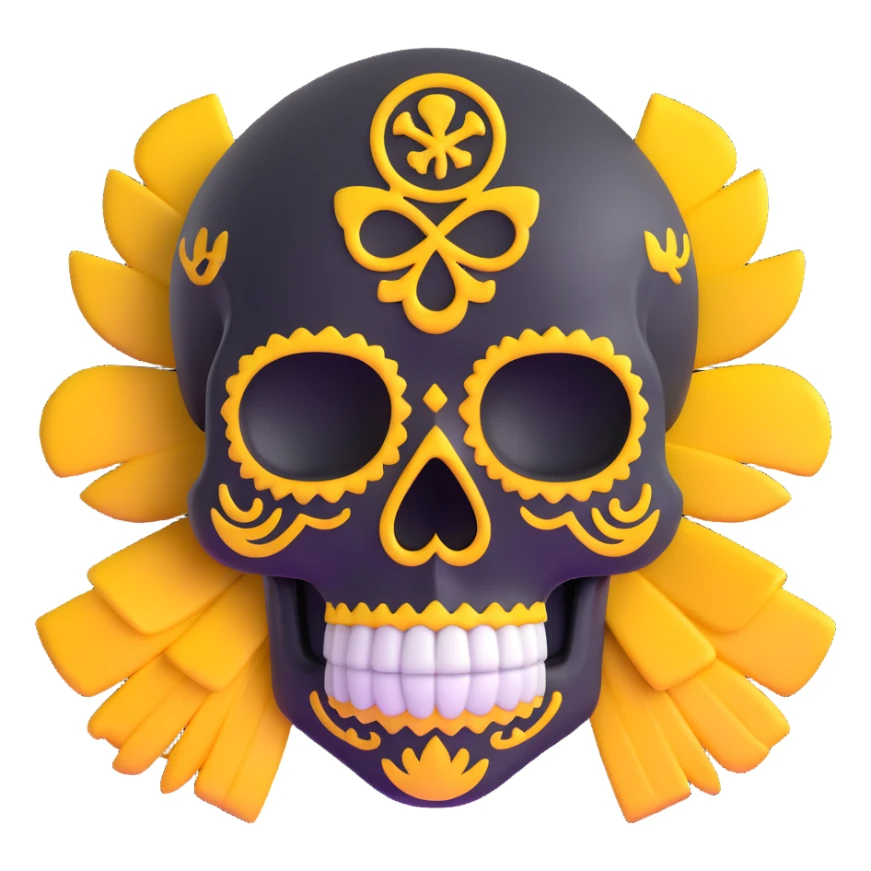 WuTang sugar skull with wu-tang symbol sticker
