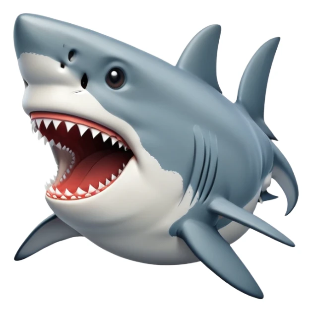 Shark eating Trump sticker