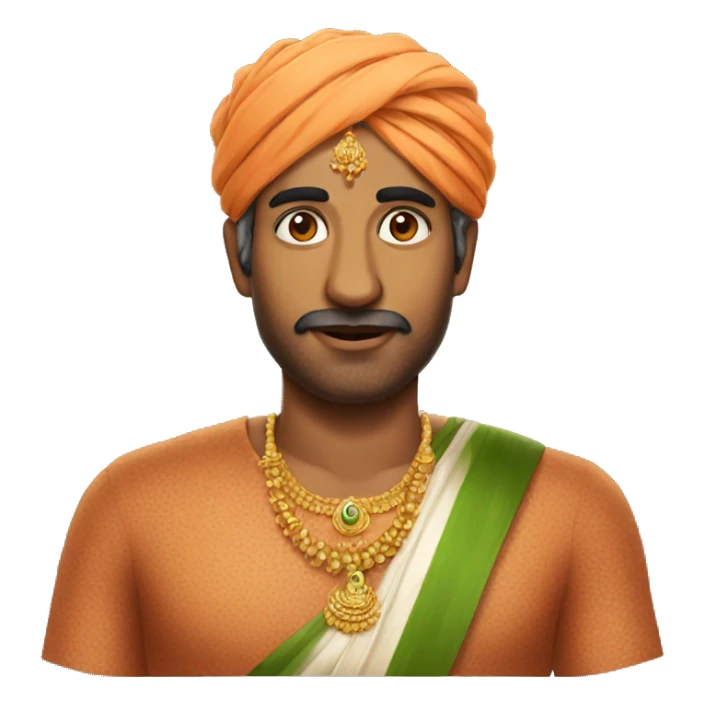 india man sticker