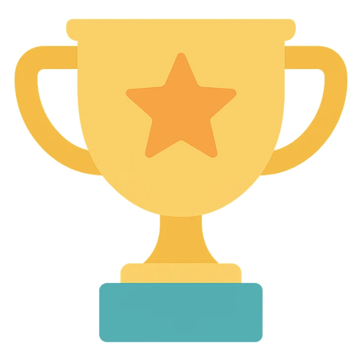 champion's trophy cup sticker