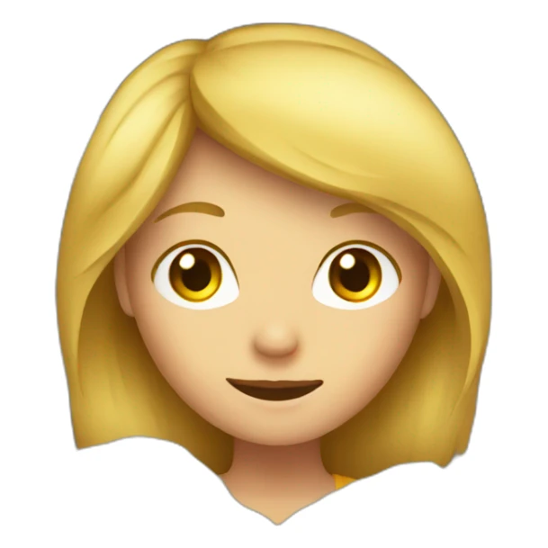 blond woman in a cave sticker