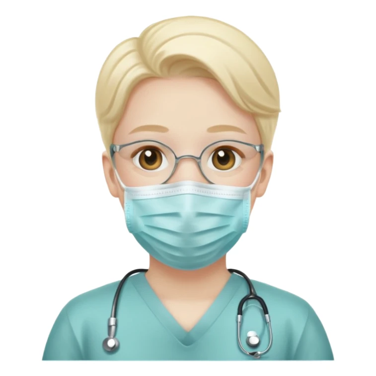 medical mask face emoji sticker