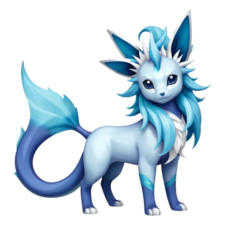 Cobalion-Suicune-Vaporeon-fakemon (full body) sticker