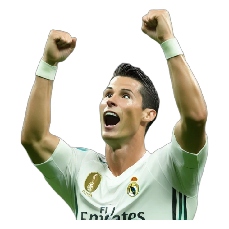 cristiano siuu celebration sticker