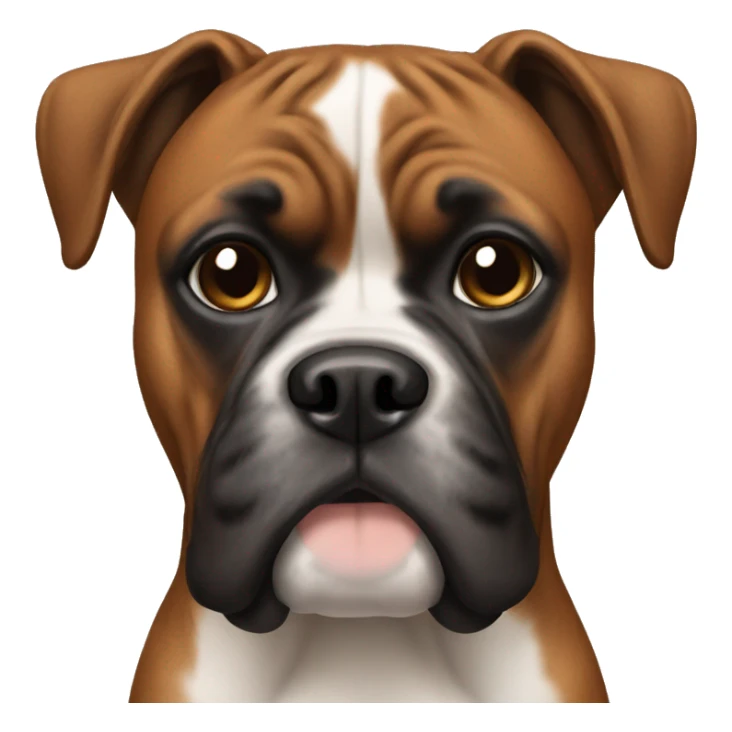 boxer dog sticker