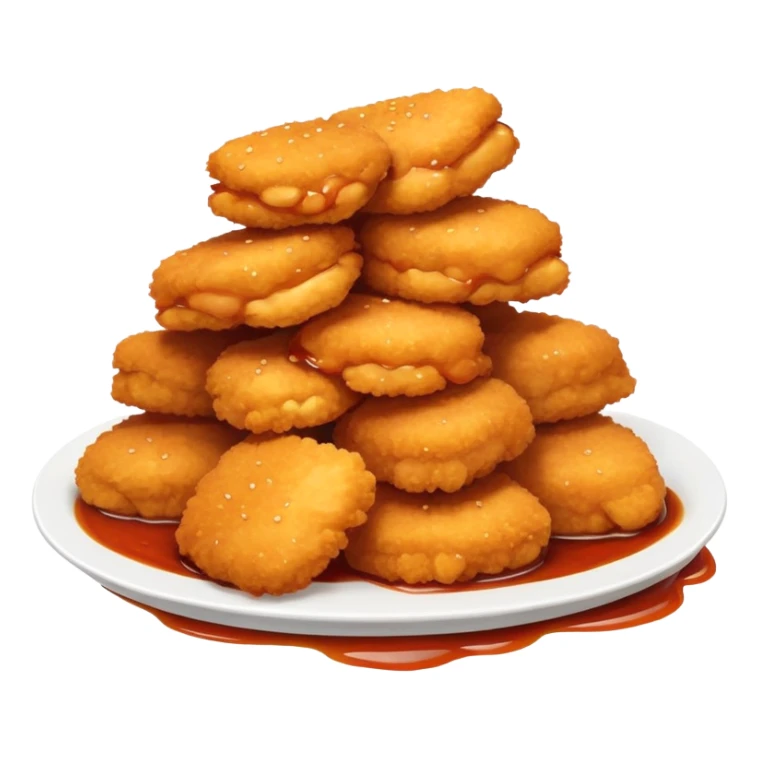 Dripping seasoned nuggets spicy sticker