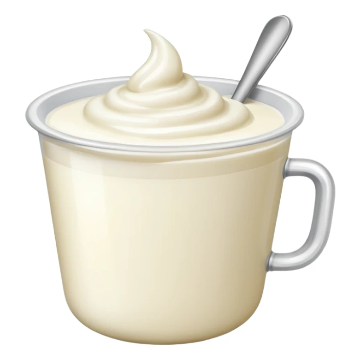 cup of yogurt sticker