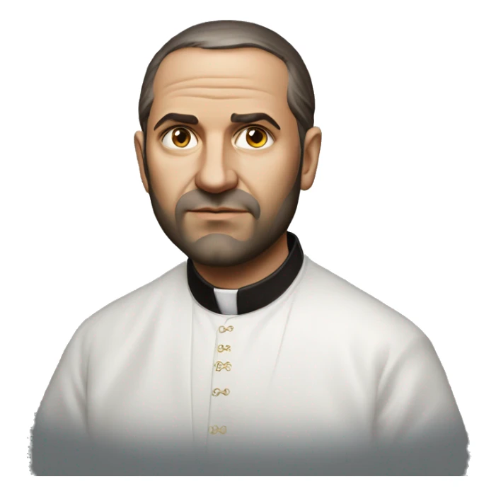 Eastern Orthodox Christian priest photorealistic serious sticker