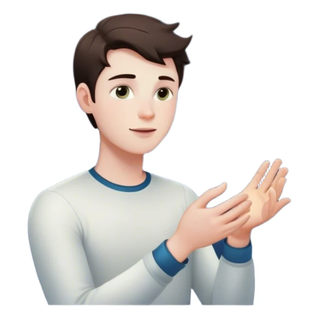 A young man floats in space, touching a star that glows and expands, shaping the universe around him. Each touch creates new light, symbolizing how his choices build his own reality. sticker