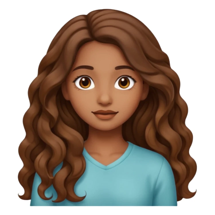 Brown girl aesthetic sticker