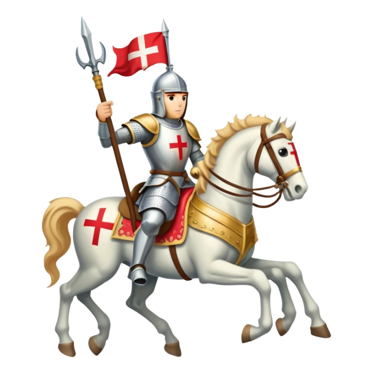 St. George the Victorious on horseback sticker