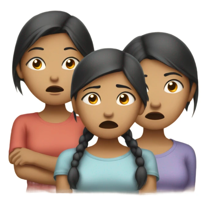 Filipino sisters getting mad at their parents sticker