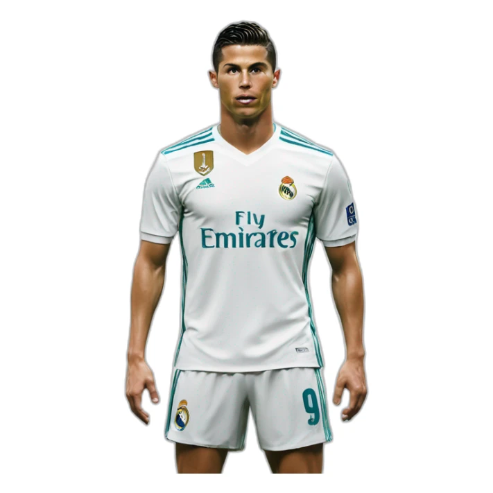 cristiano ronaldo at real madrid sticker