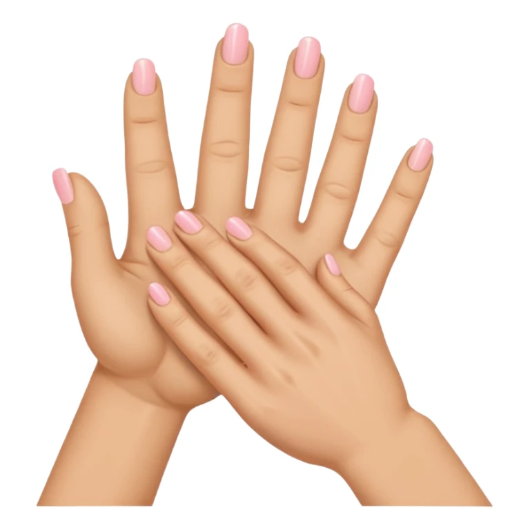 Hand with Index, Middle, and Pink out straight with ring finger bent in tight sticker