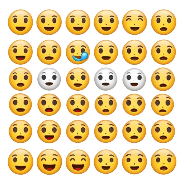 All emoji’s that have ever existed in one sticker