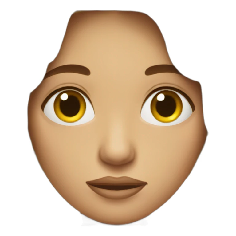 Tired beautiful woman sticker