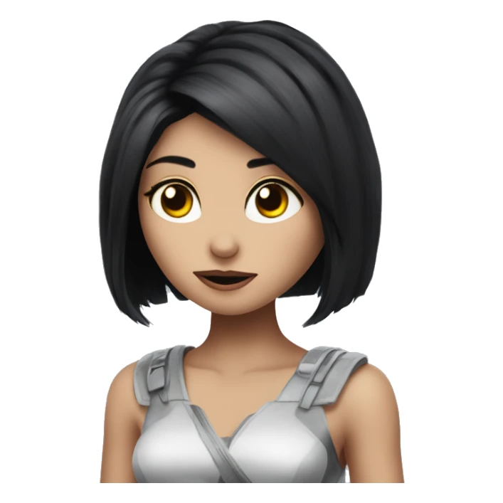 Alita worrior princess as a bunny sticker