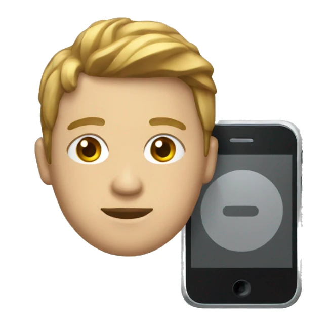 PERSONA DISTRAIDA CON EL MOVIL sticker