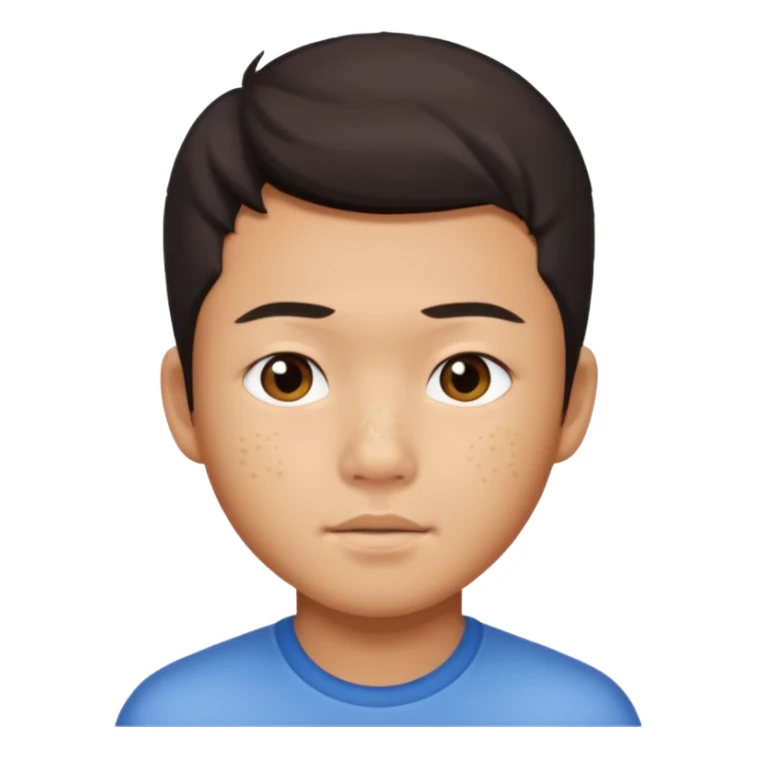 Buff Asian boy with acne named Ryan Cheng  sticker