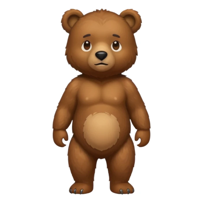realistic bear sticker