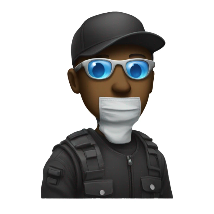 profile picture border with the theme of cyberpun sticker