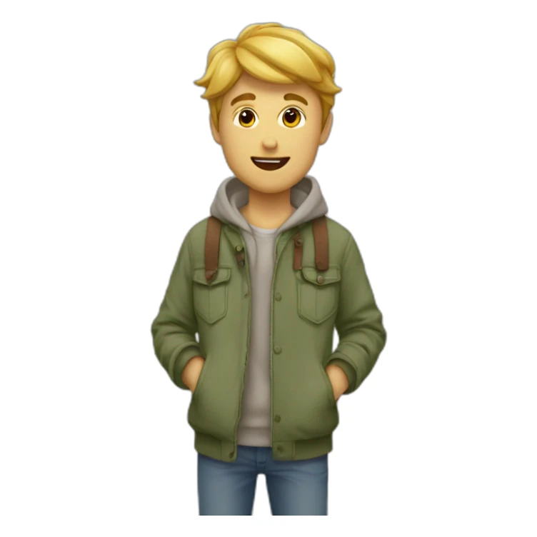 Coeur avec des gens qui se font un câlin dedant sticker