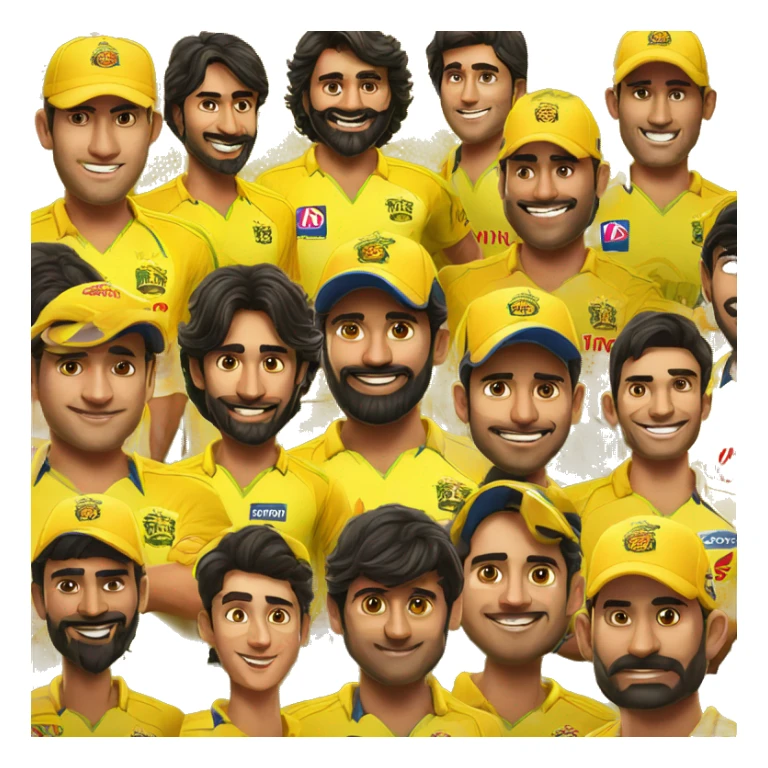 Chennai super kings ipl team sticker