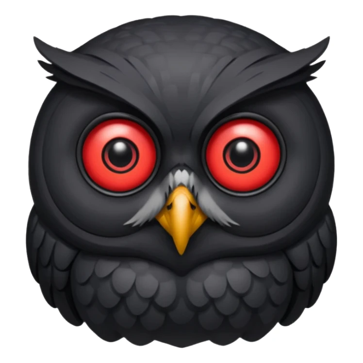 





Baby owl – Fluffy, tiny wings




Black owl - red eyes, front view



 sticker