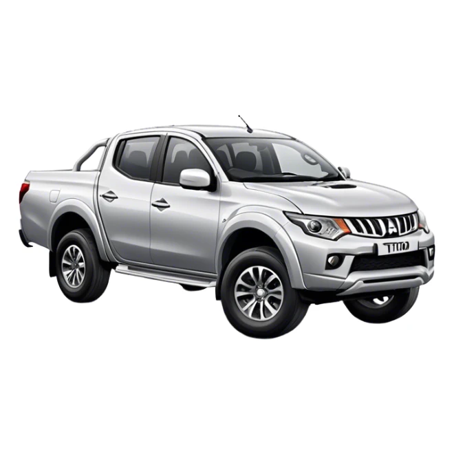 Mitsubishi Triton - Mitsubishi (Model Year: 2023) (Iconic colour: Silver) sticker