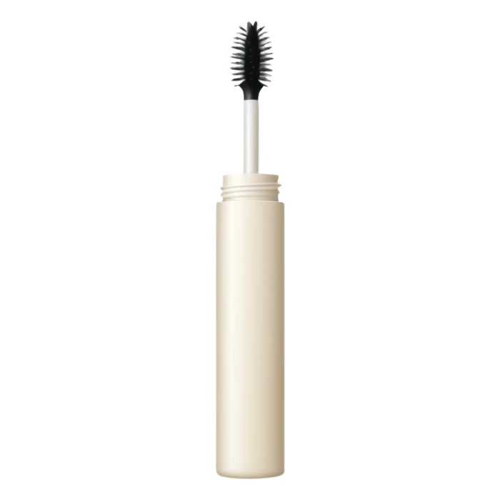 Rímel frasco fechado off white cozy sticker