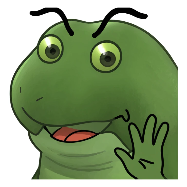 Labubu character making a funny face, meme style, vibrant colors sticker