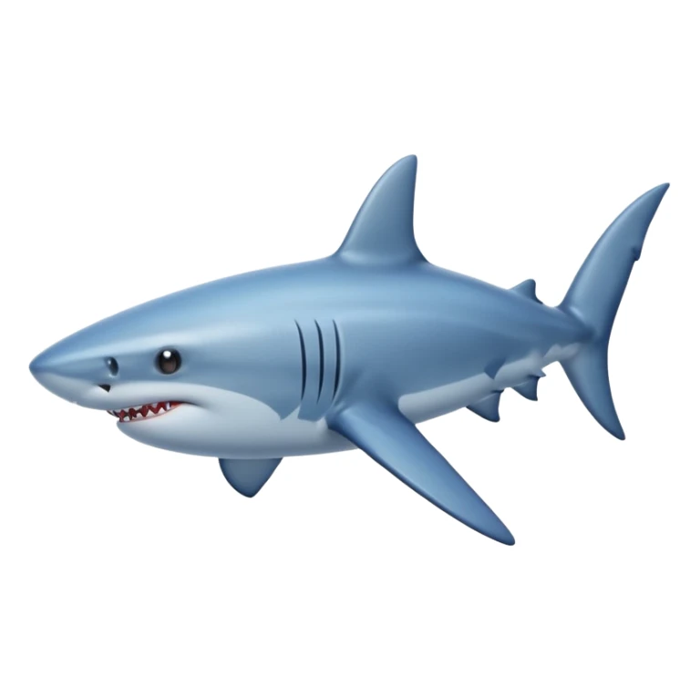 shark swimming in sea water sticker
