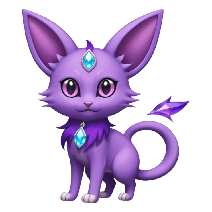 Purrloin-Espeon-Noibat-Amaura-fusion sticker