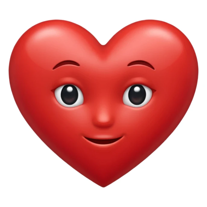 Crie um coração no formato de coração  sticker