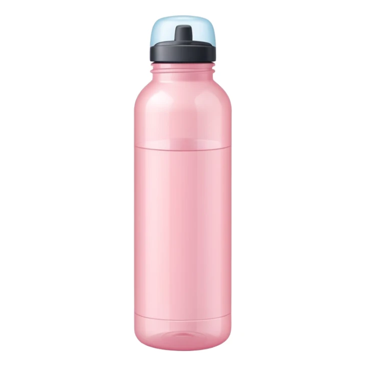 Pastel pink water bottle sticker