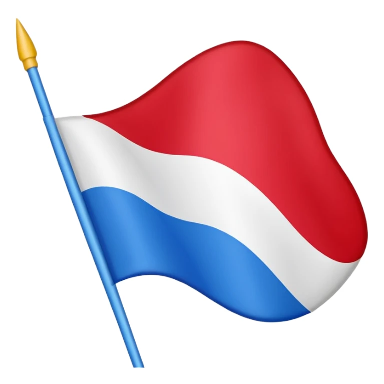 Emoji de drapeau avec les couleurs suivante : sticker