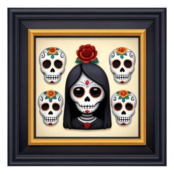 Day o the death, missing people, hereditary movie, museum sticker