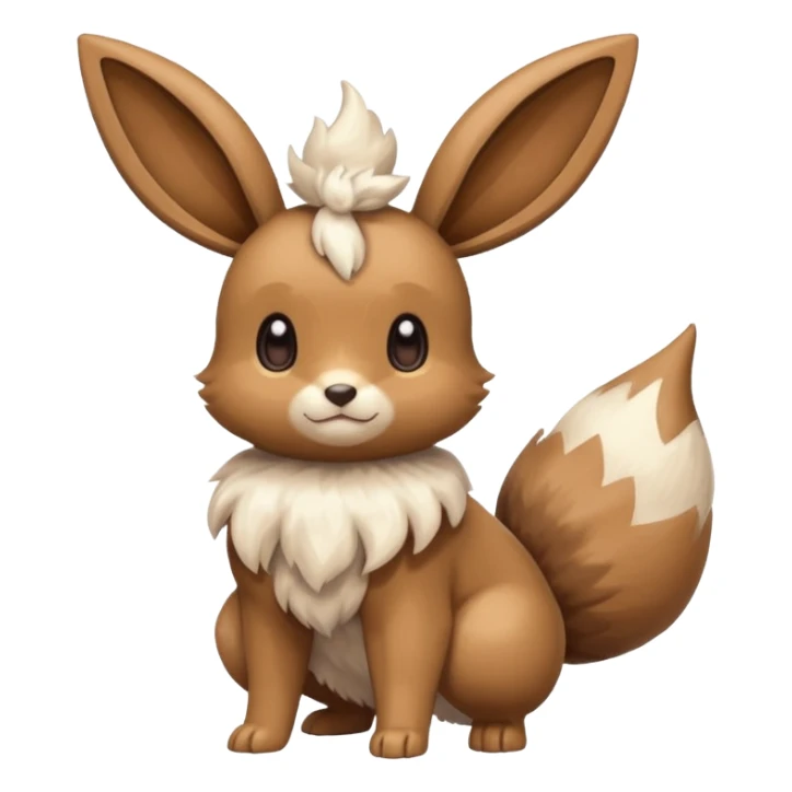 Lopunny-Buneary-Eevee-fusion (full body) sticker