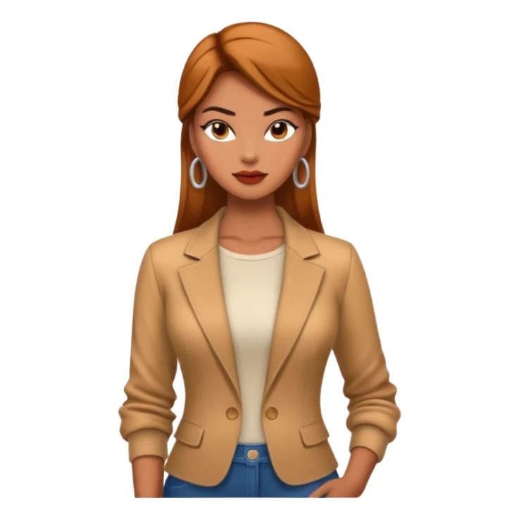 Modelo fashion estilo Mujer gigante sticker