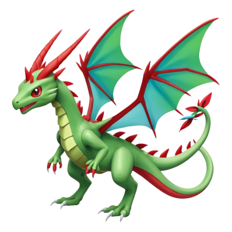 Scyther-Flygon-Salamence-Kyurem-fusion, full body sticker