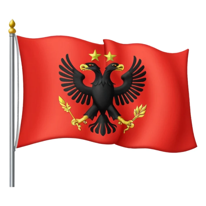 Flag emoji of dardania flag sticker