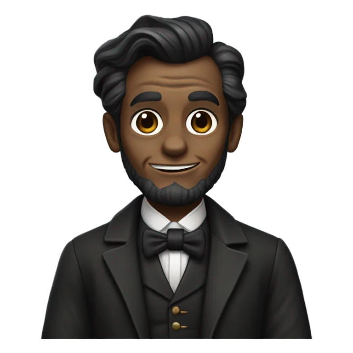 abraham lincoln in a spider-man costume  sticker