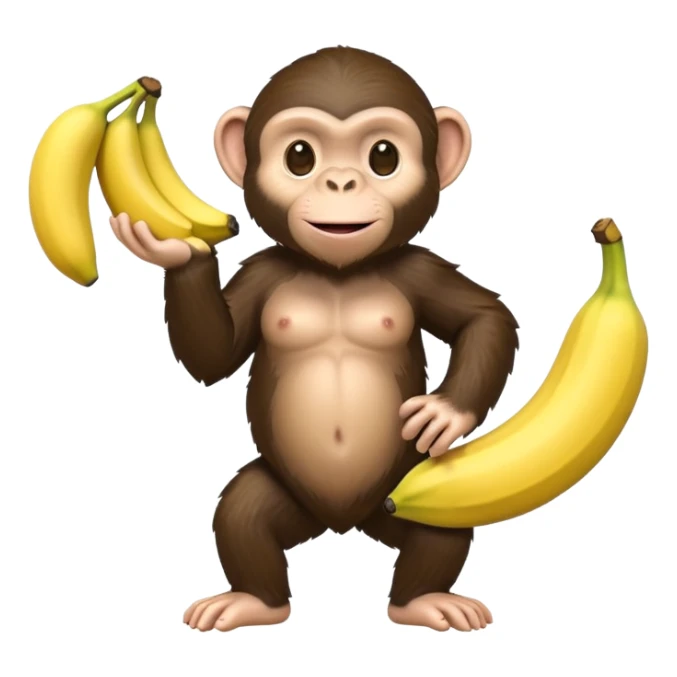 Chimpanzini Bananini (Chimpanze Con Cuerpo De Platano) sticker