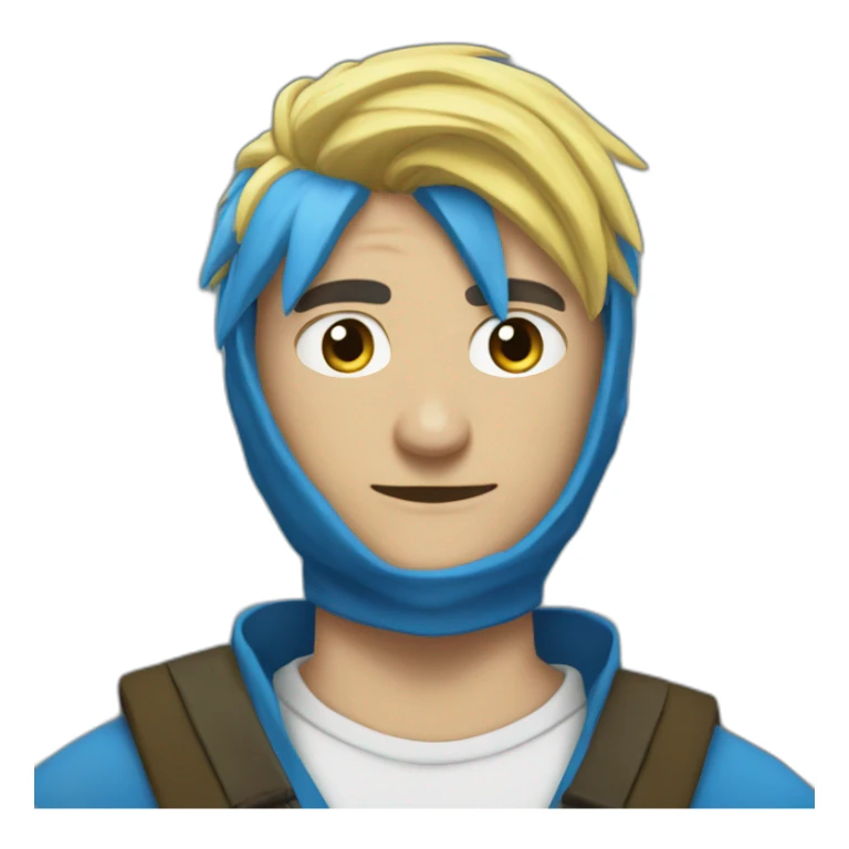 Tyler Blevins aka ninja with blue hair sticker