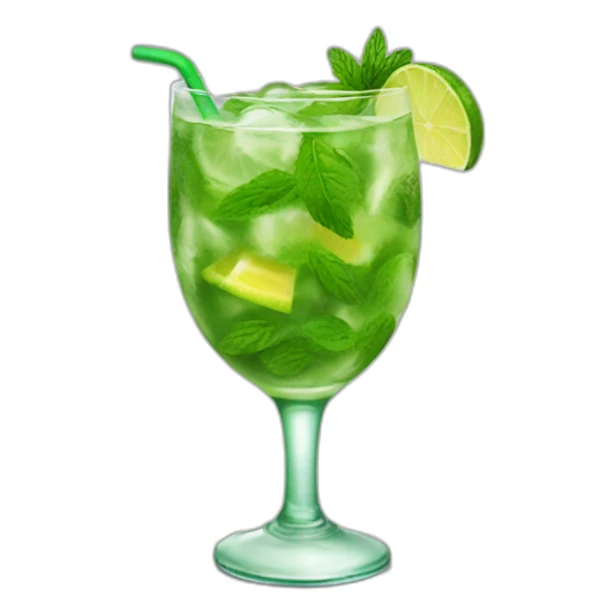 Mojito qui fait des bulles sticker