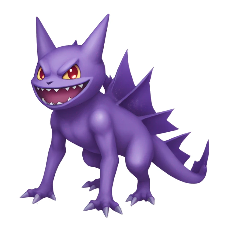  Gengar-Sableye-Genesect-Gliscor-Noibat-Fakemon Full body sticker