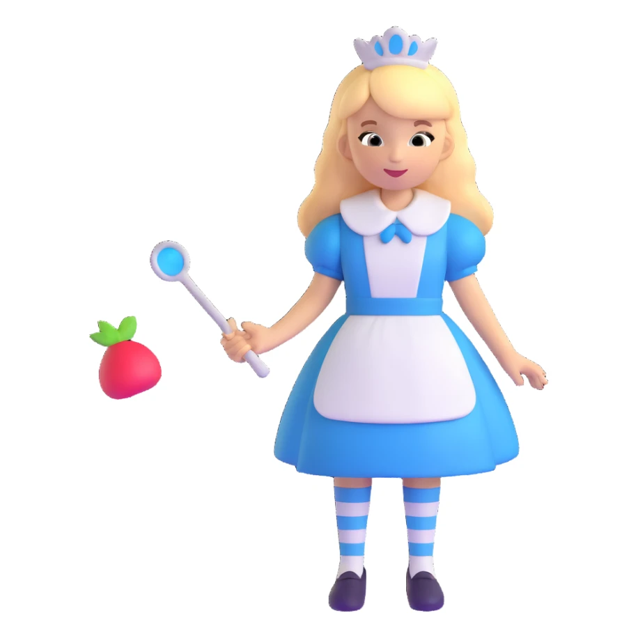 Alice from Alice in Wonderland sticker