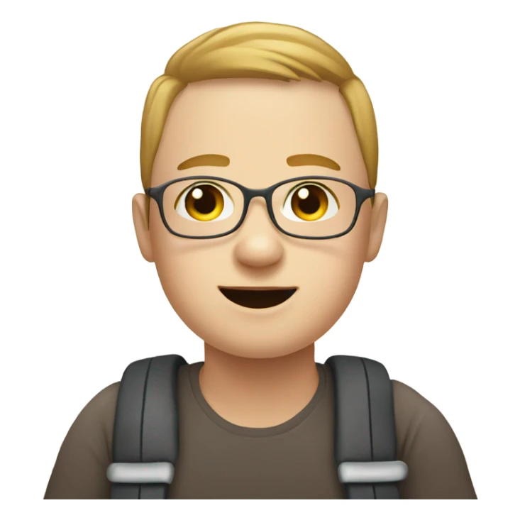 A person with Down syndrome in a wheelchair  sticker