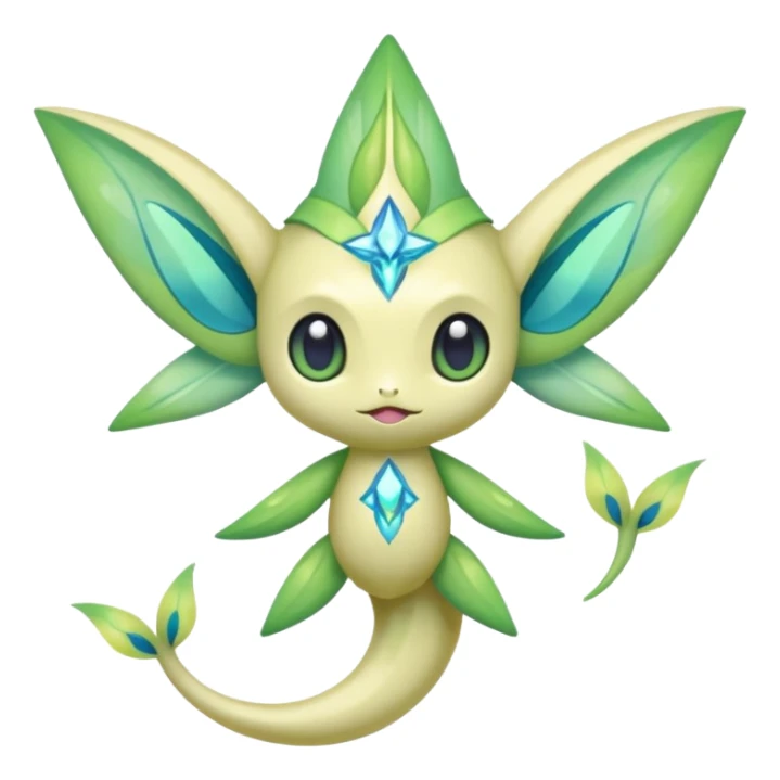Celebi-Jirachi-fusion sticker
